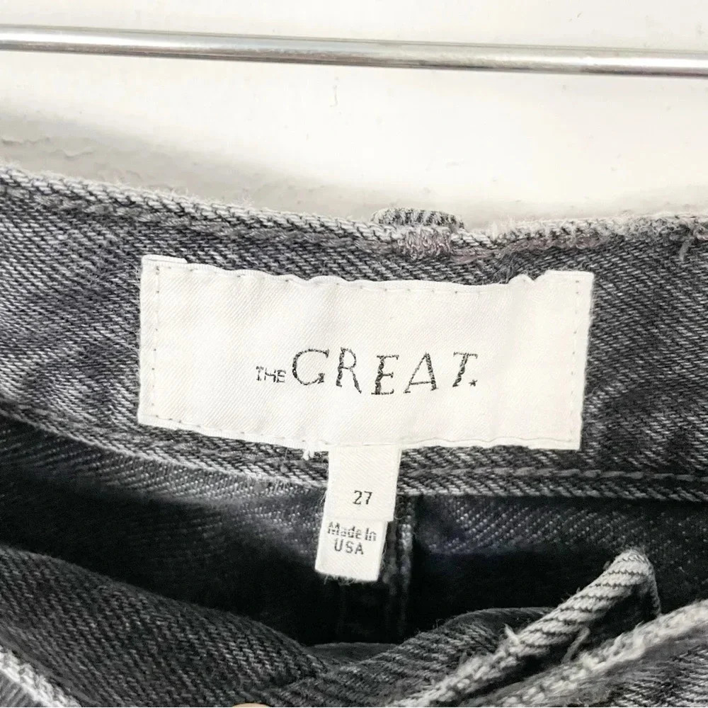 The Great. The Wayne Jean High Rise Slouchy in Onyx Wash Size 27 (waist 32”) - Picture 10 of 15